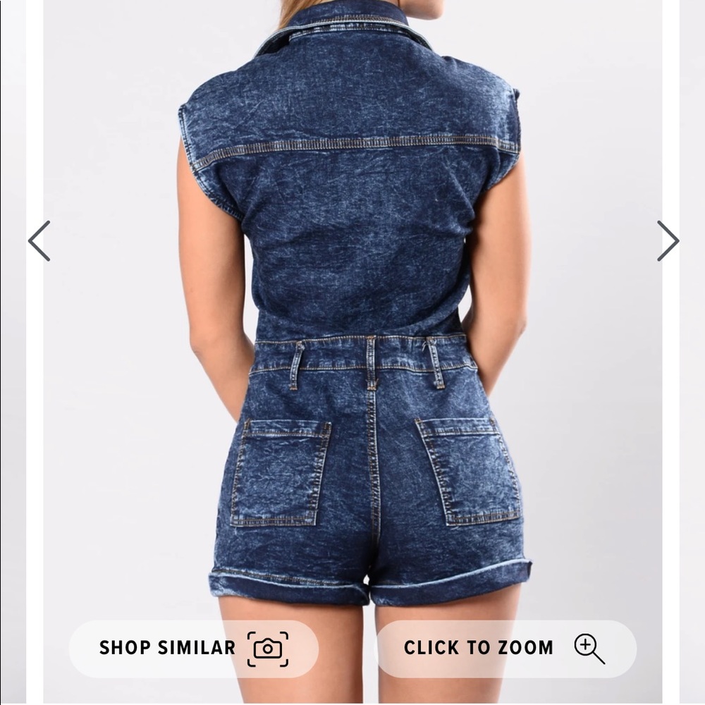 Denim Romper💙 SOLD